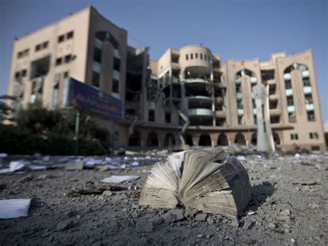 university in gaza bombed